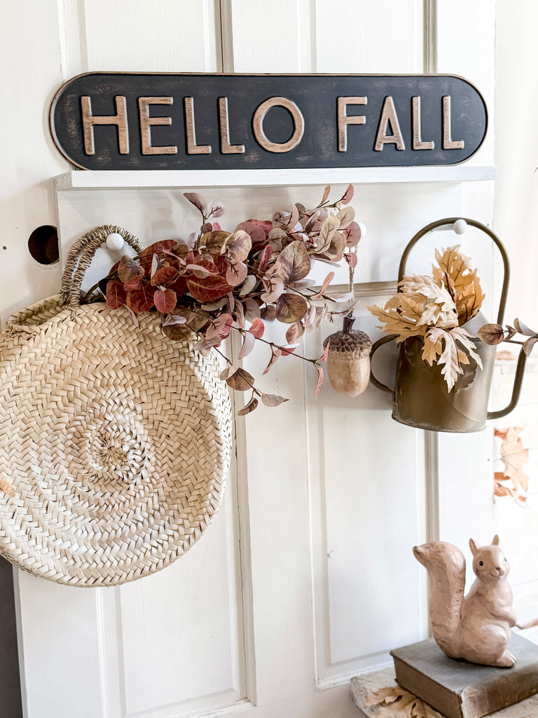 24” Hello Fall Sign