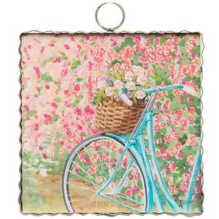 Spring Ride Bicycle Charm / Sign