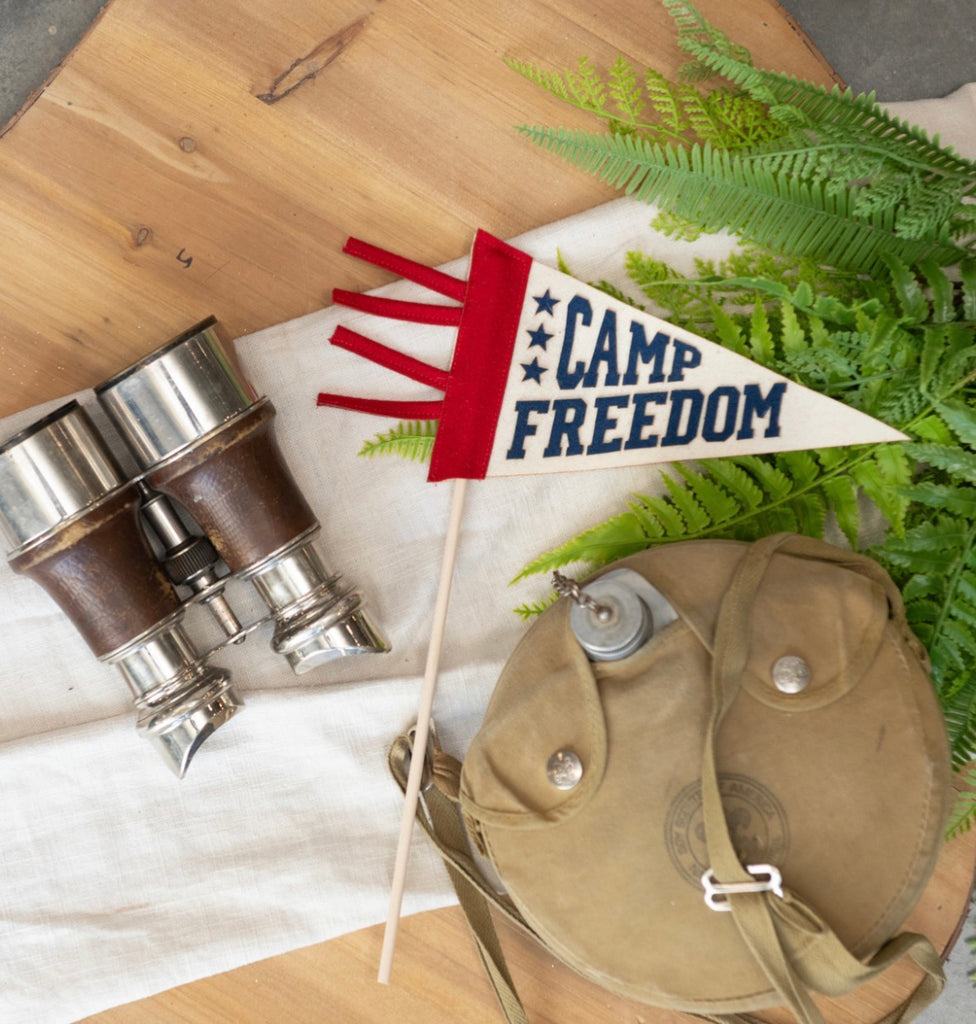 8” Camp Freedom Pennant