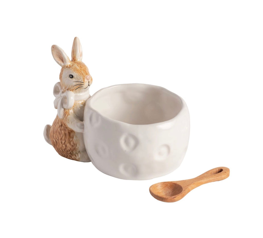 Bunny with Bow Dish