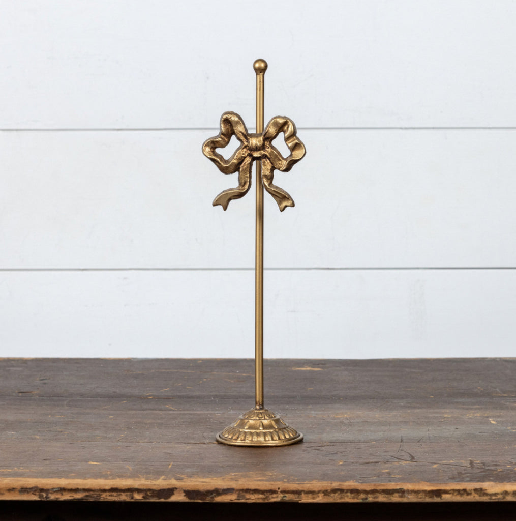 Wreath Stand with Bow