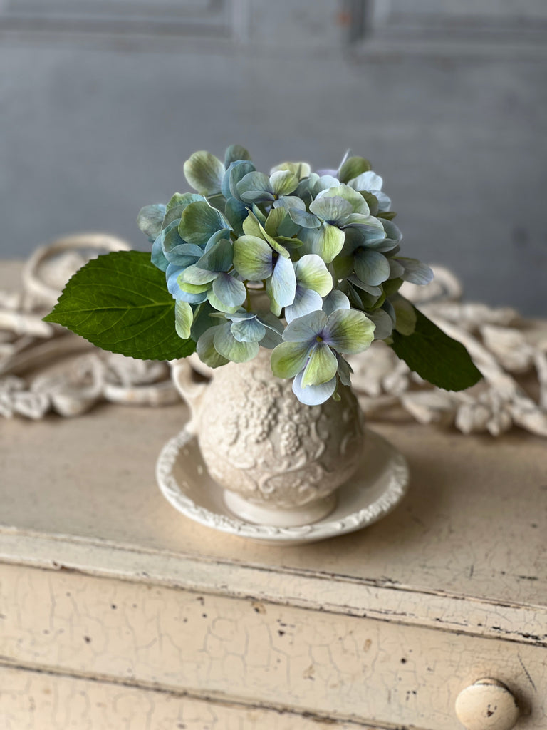 9.5” Seaglass Hydrangea Stem