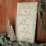 Jingle All the Way Wood Sign