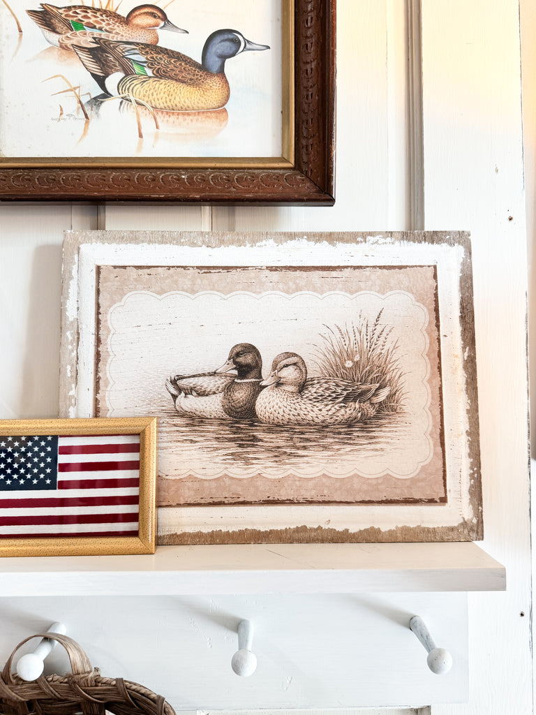 16” Mallard Couple Print