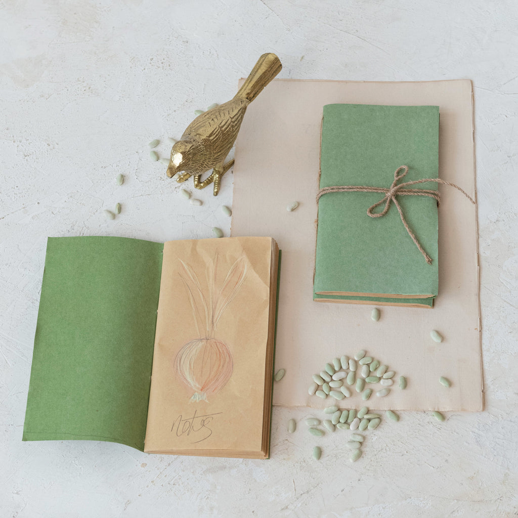 Plain Paper Notebook / Journals with Jute Tie