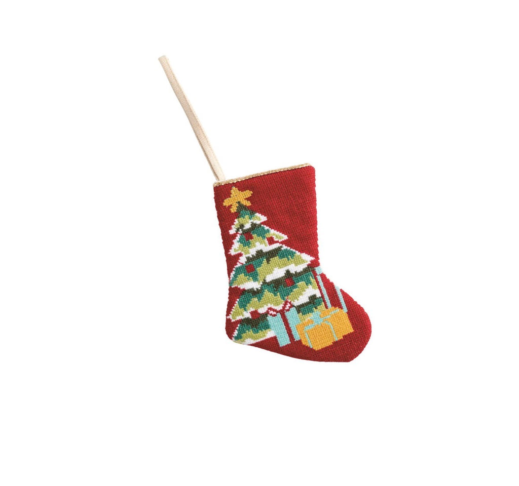 Mini Needlepoint Stocking
