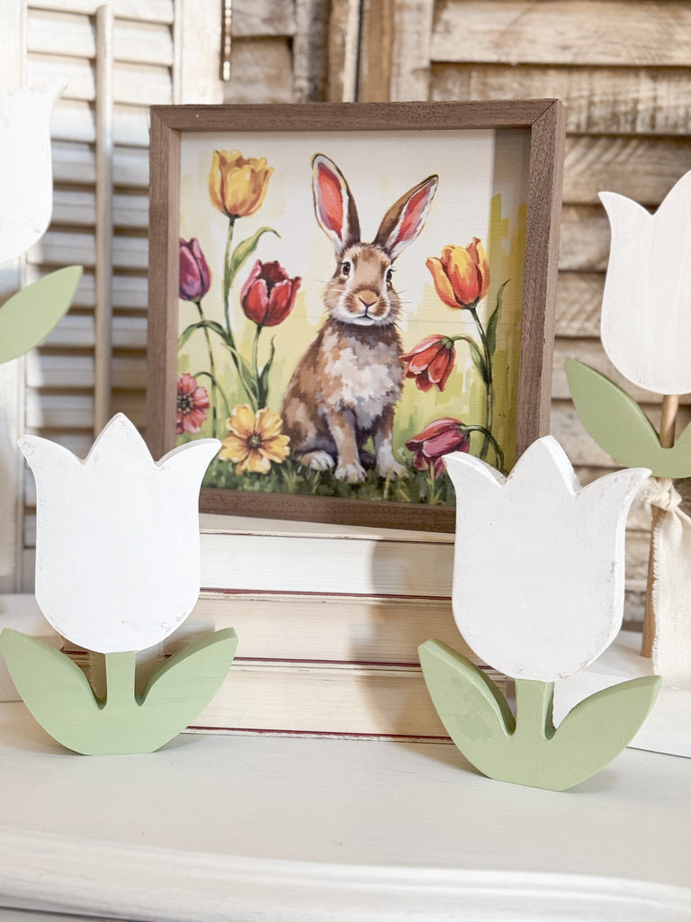 Wooden Tulips