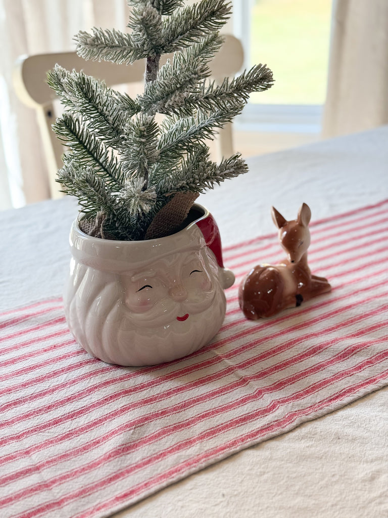 Red Striped Table Runner