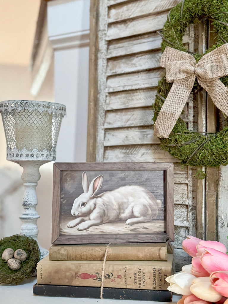 Vintage Rabbit Sign