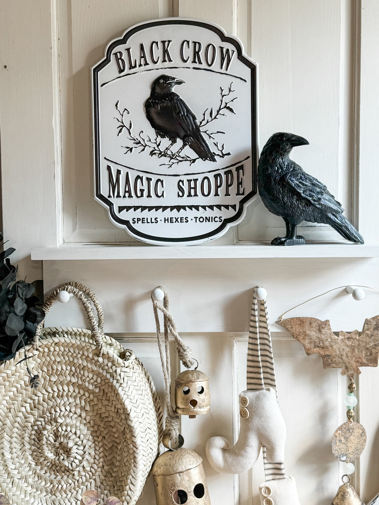 Black Crow Magic Shoppe Sign – Birch Lane by Jennifer