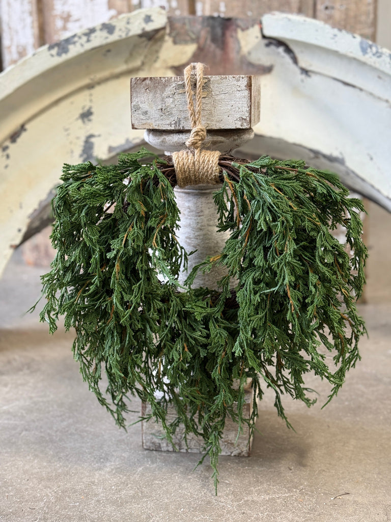 16” Emerald Falls Wreath
