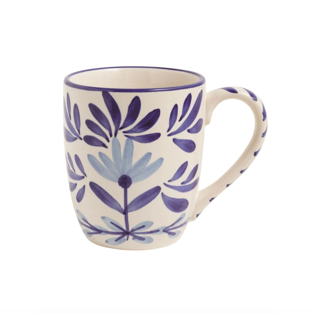 Blue Floral Mug