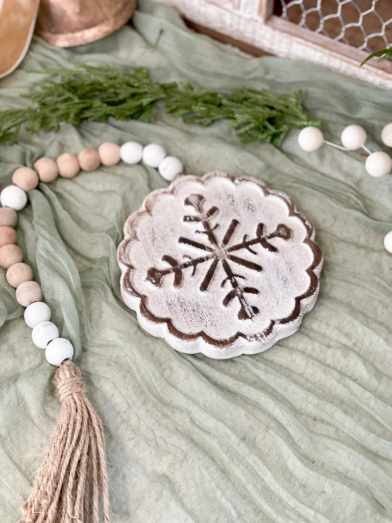 Snowflake Bead Garland