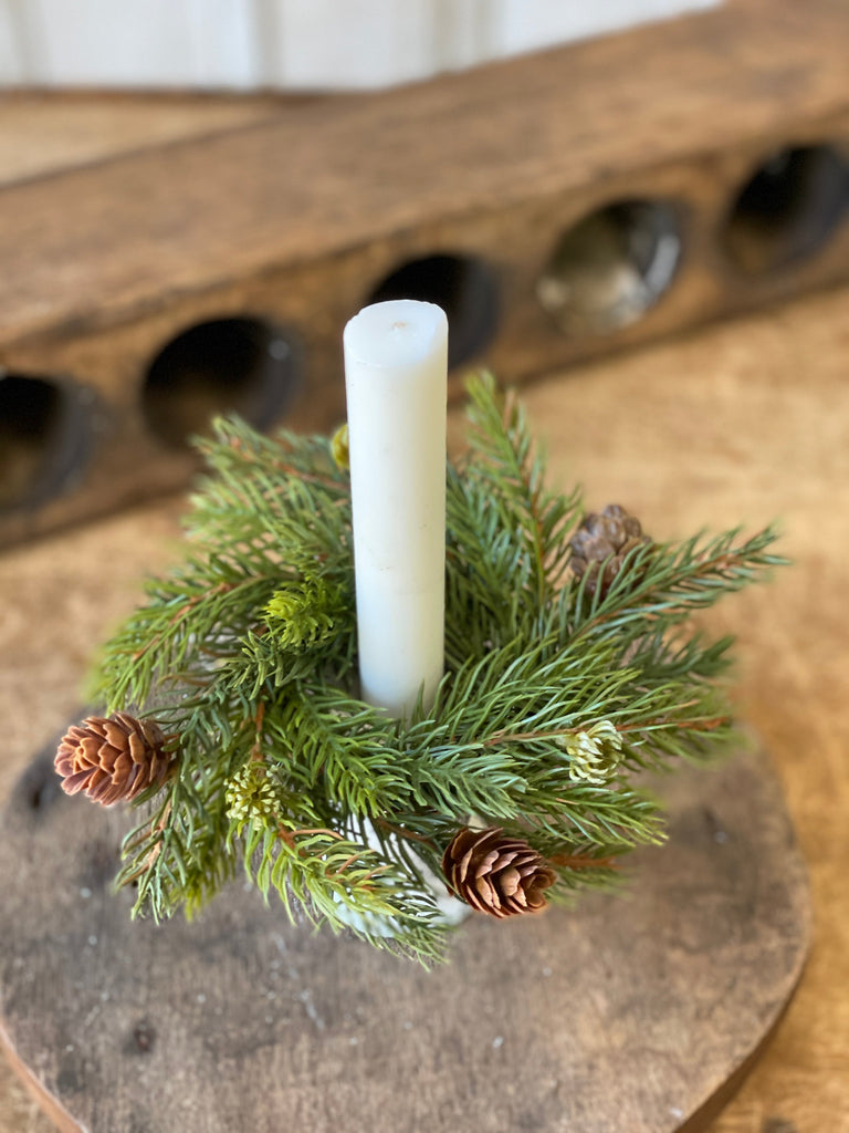 White Spruce Candle Ring - 7”