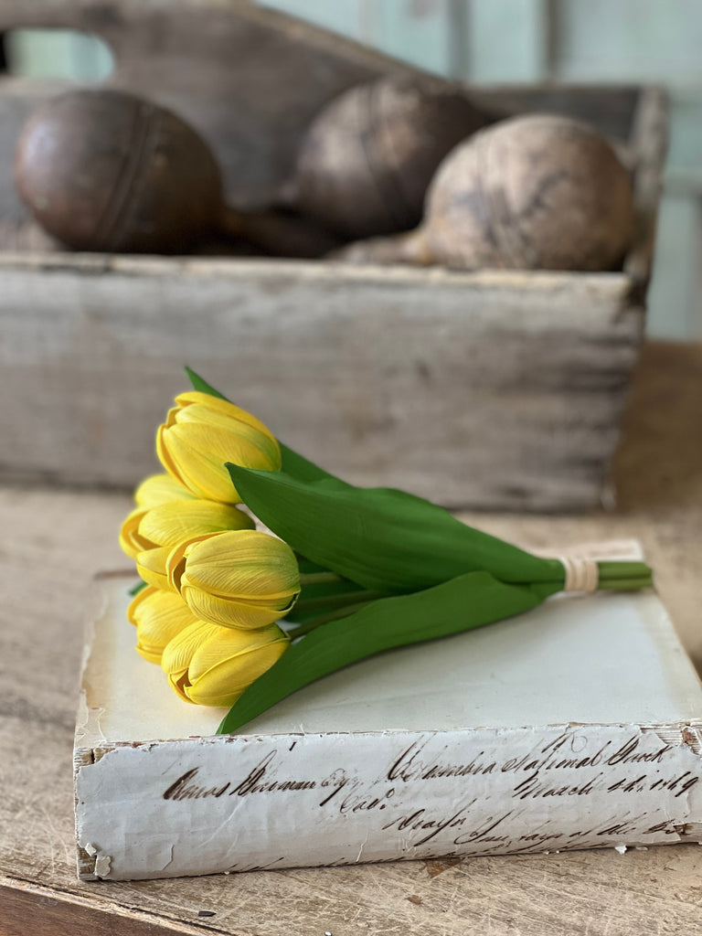 8.5” Yellow Tulip Bundle