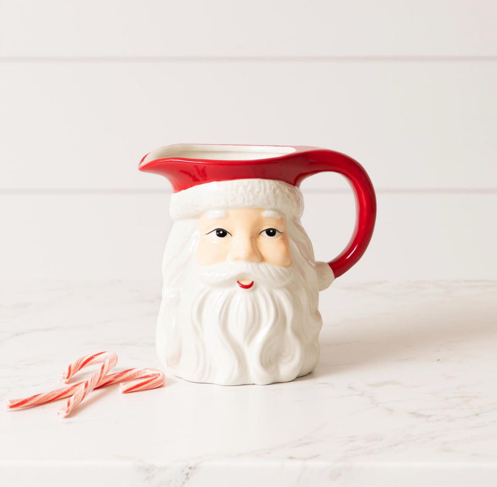 Vintage Inspired Santa Pitcher