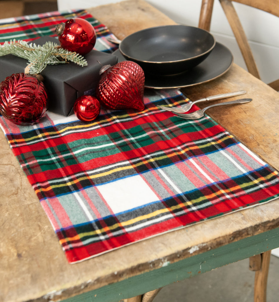 Tartan Plaid Table Runner