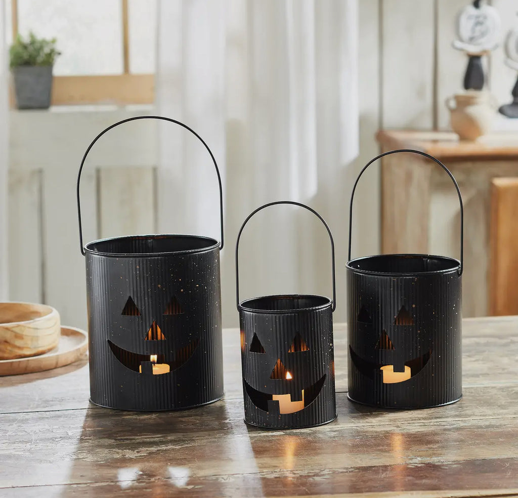 Jack-O-Lantern Bucket - Set of 3