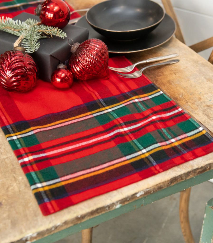 Tartan Plaid Table Runner