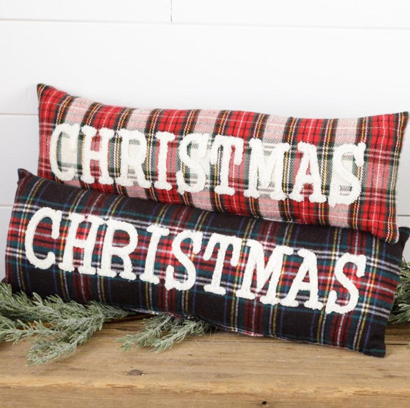 Christmas Plaid Pillows