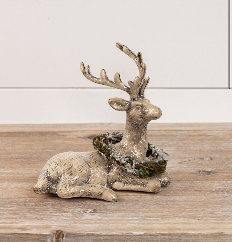 Deer with Wreath