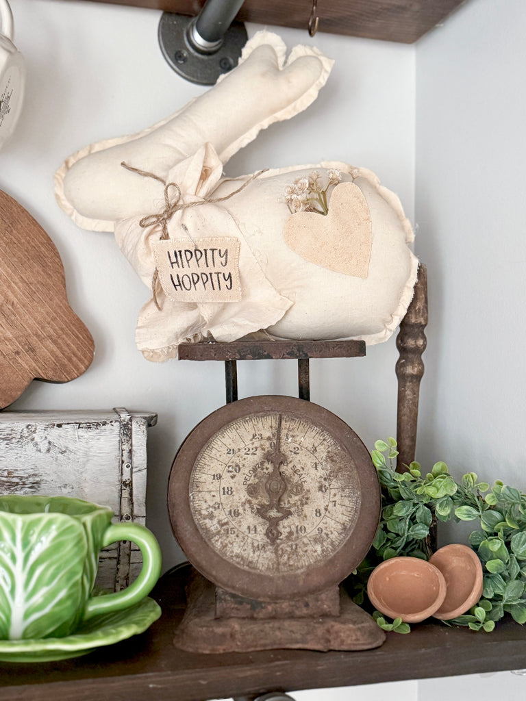 Rustic Fabric Bunny