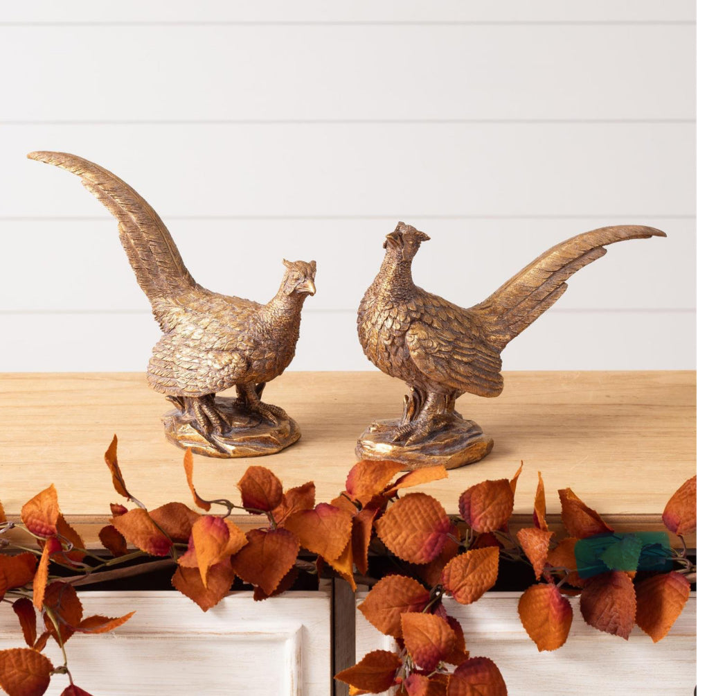 Gold Pheasant Figurine