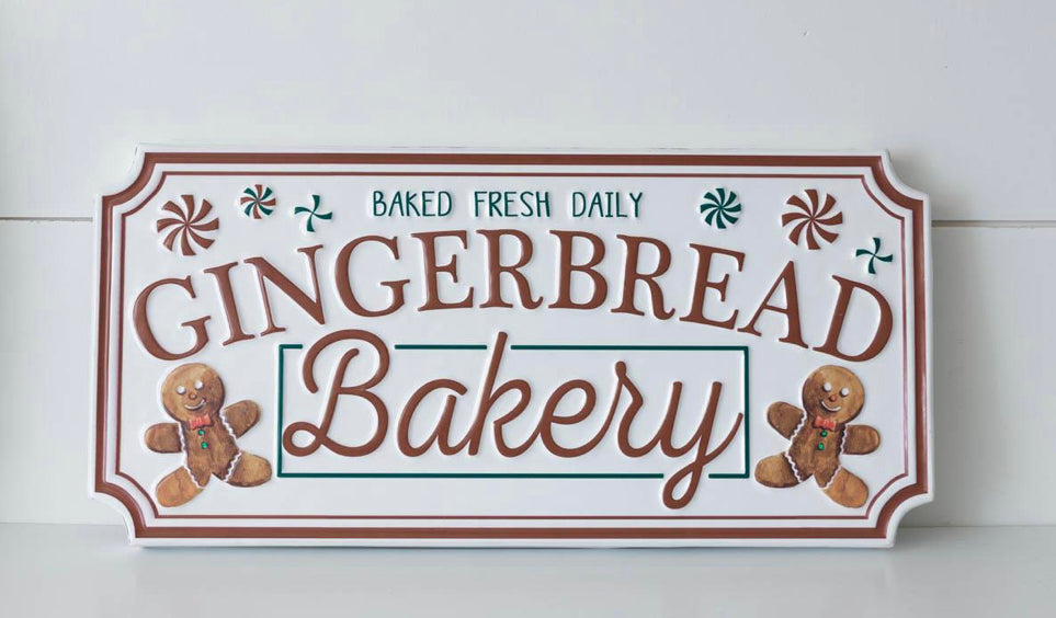 Gingerbread Bakery Sign