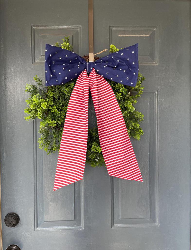 Large Patriotic Bow Hanger - PRE-ORDER