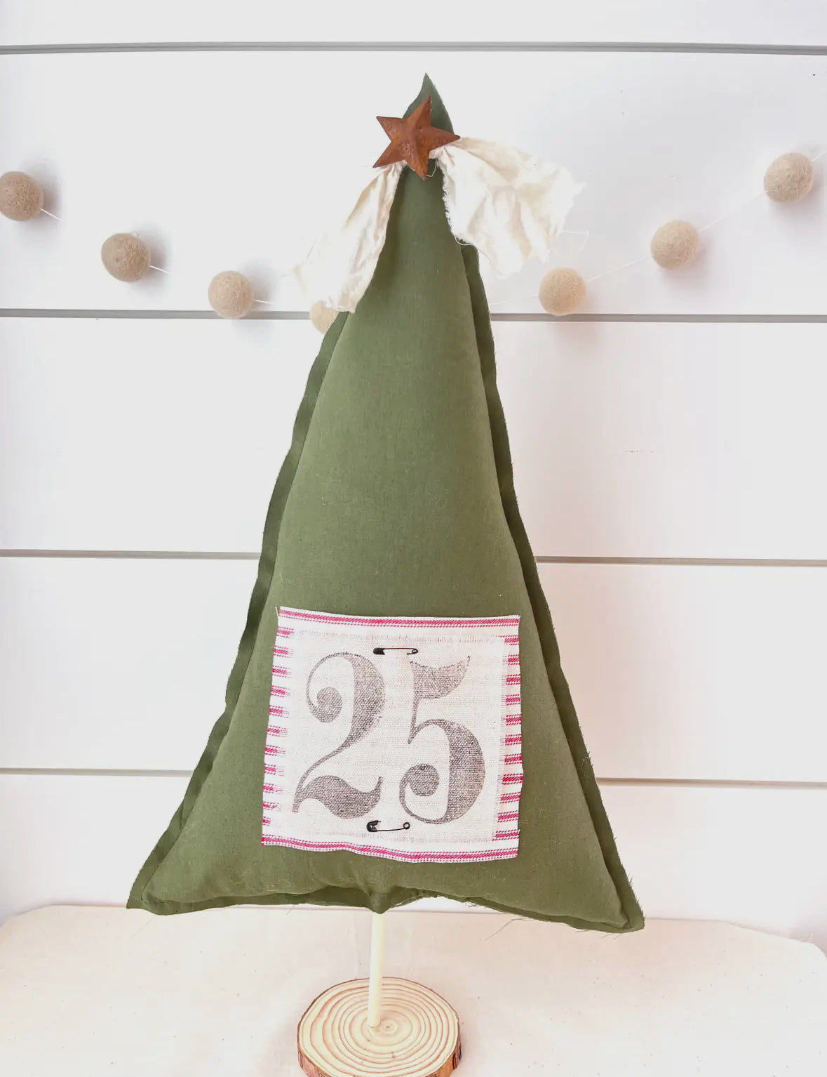 Primitive Vintage Christmas Tree Birch Lane by Jennifer