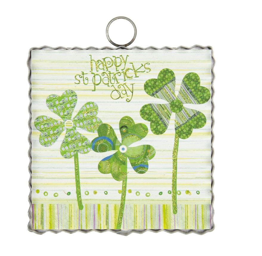 St  Patrick’s Day Clovers Charm