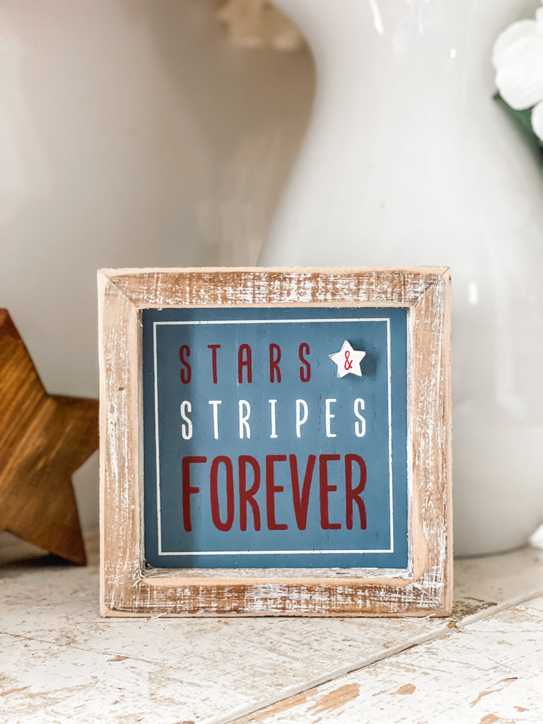 Reversible Stars and Stripes Forever / Sunny Days Sign