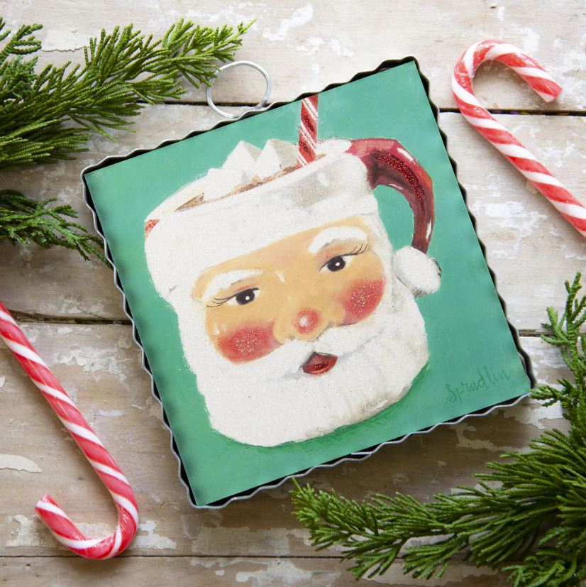 Santa Mug Sign / Charm