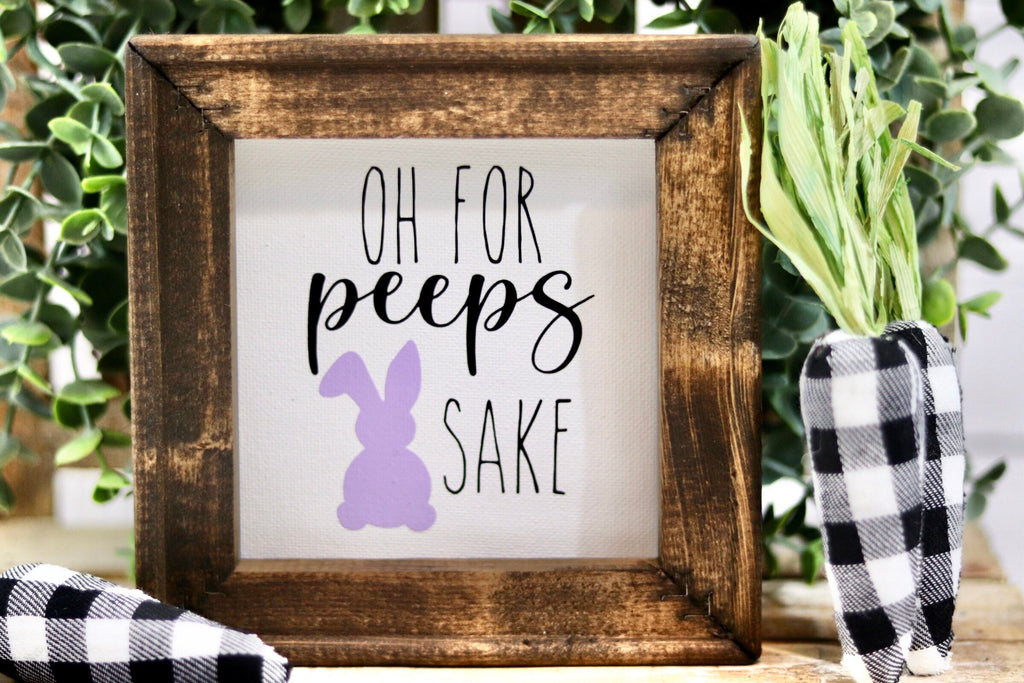 Peeps Sake Canvas Sign