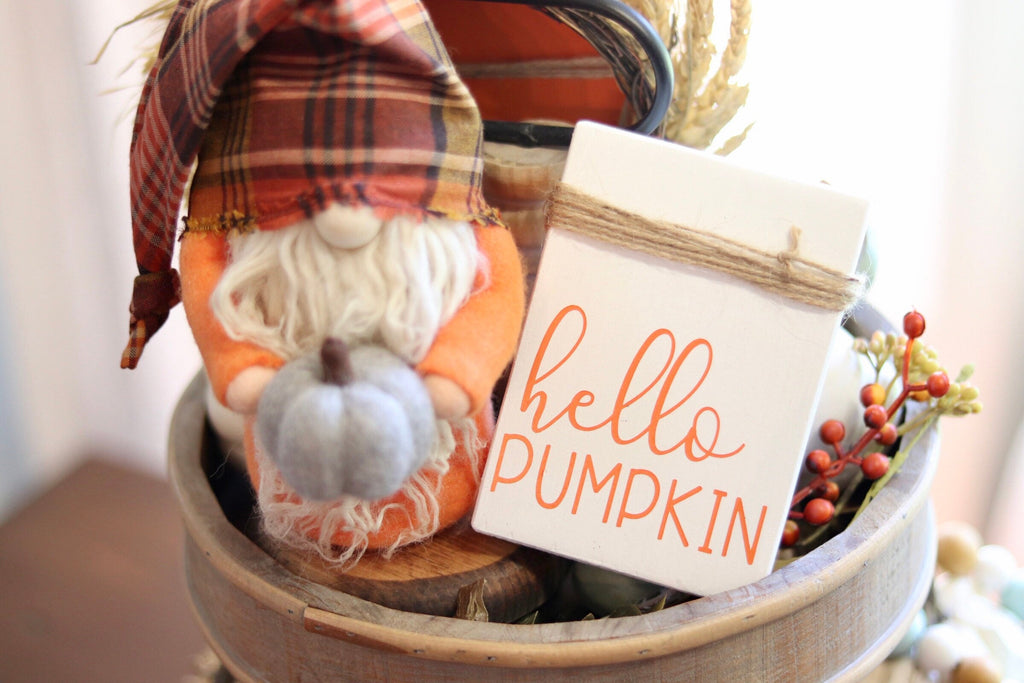 Hello Pumpkin Sign