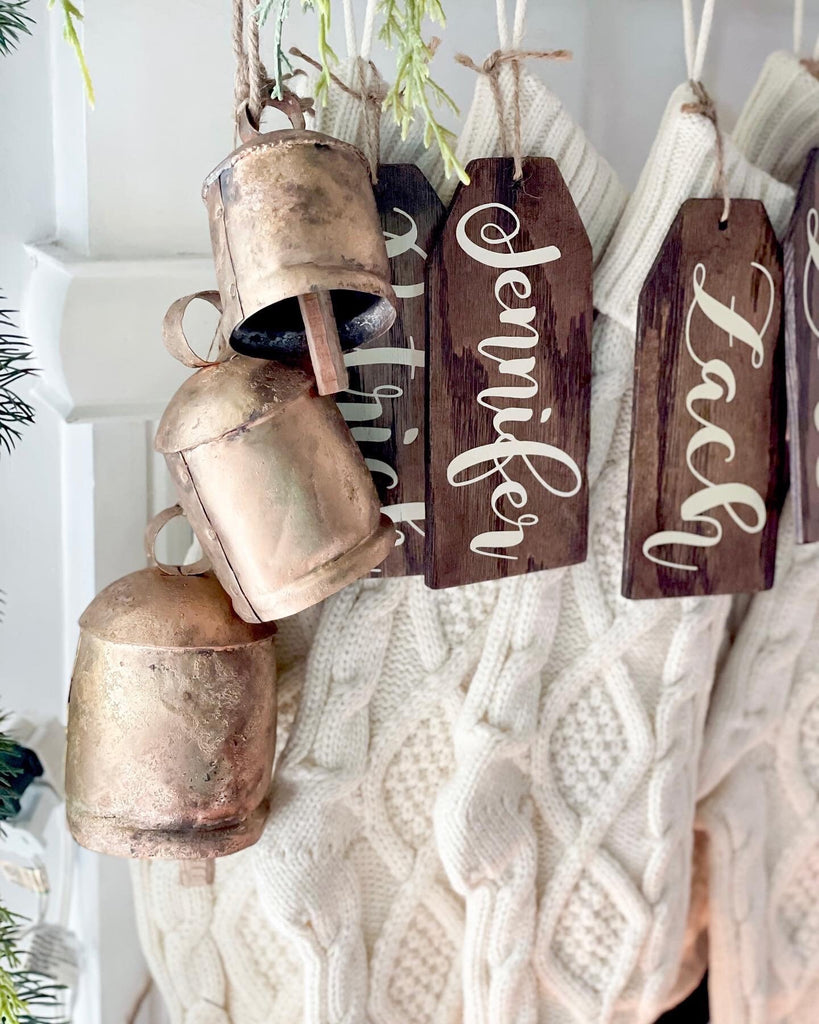 Custom stocking tag — Pine & Birch