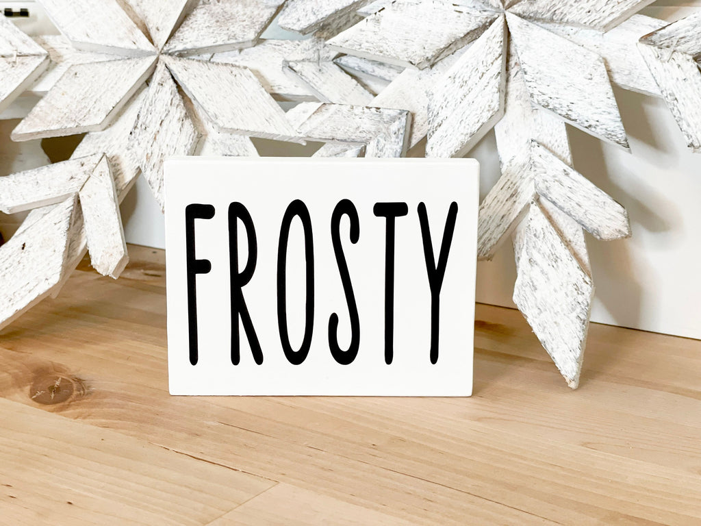 Frosty Sign 5x4