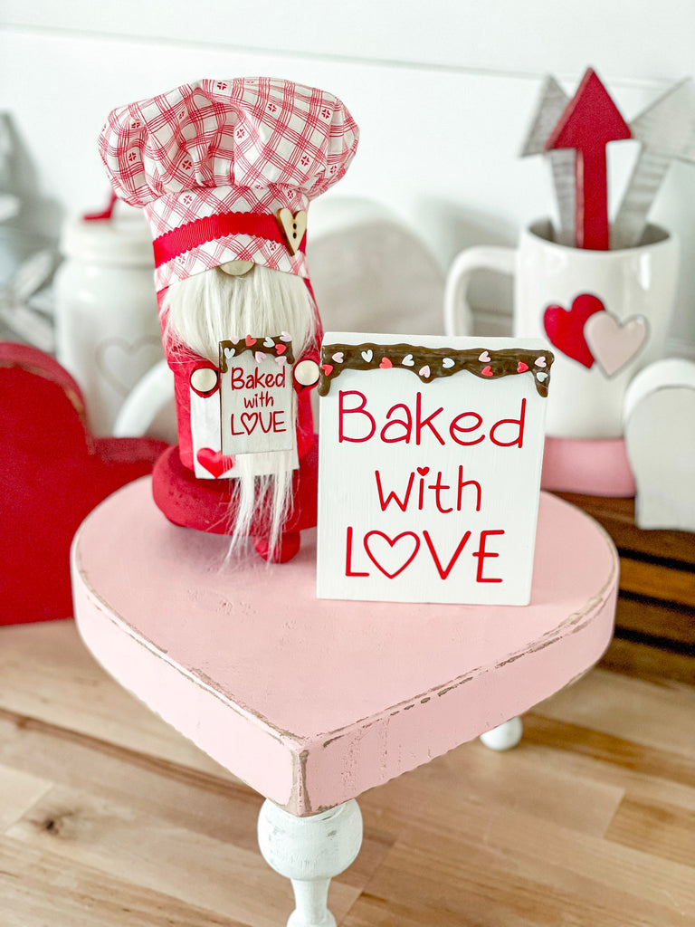 Baked With Love Sign