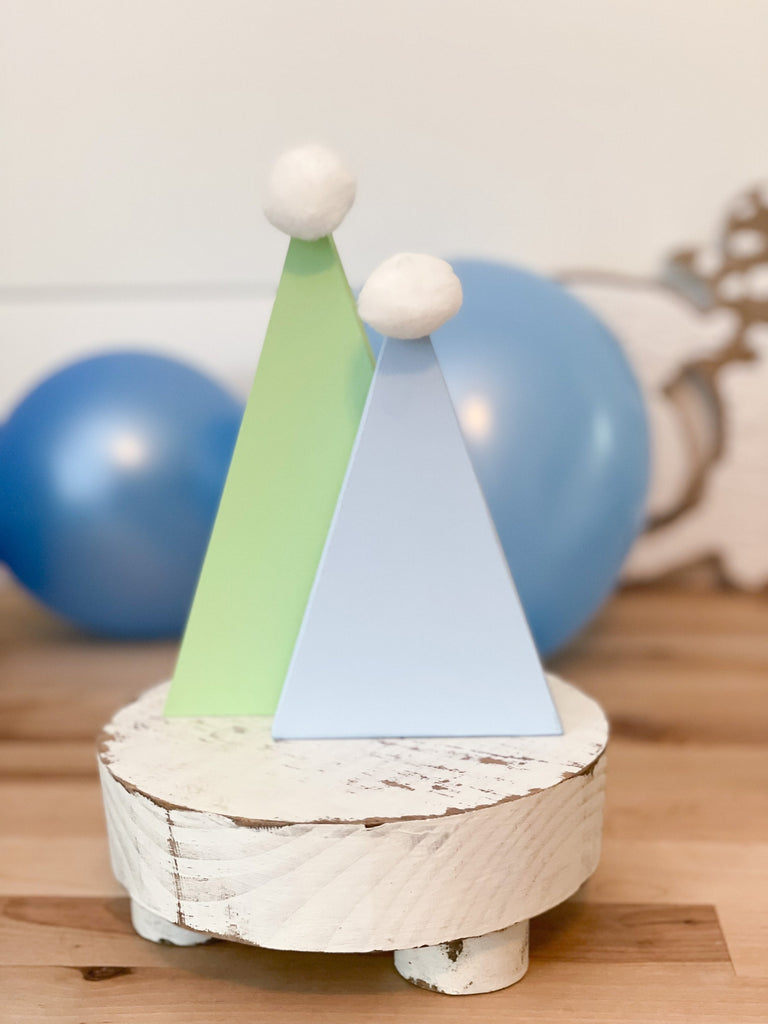 Wooden Birthday Hats