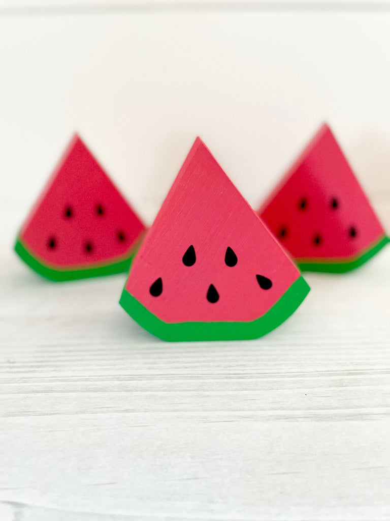 Unfinished Wooden Watermelon Slice Cutout, 12, Pack of 10 Wooden Shapes  for Crafts and Summer Decor and Crafting, by Woodpeckers 