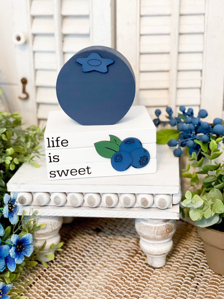 Life Is Sweet Blueberry Bookstack