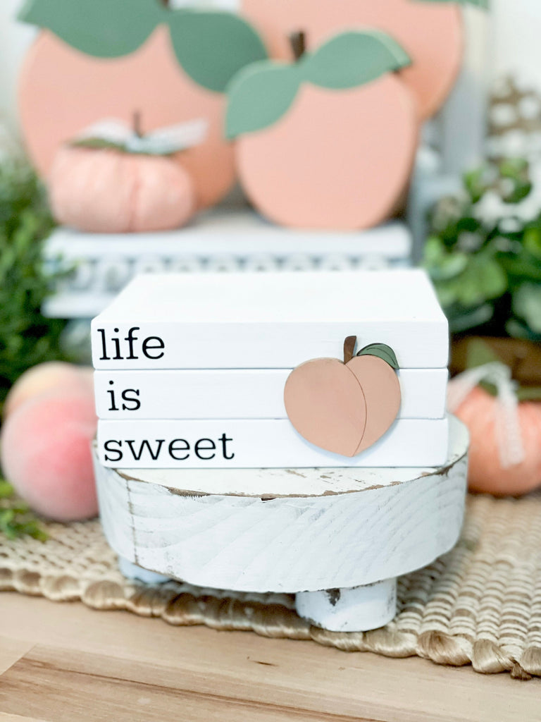 Peach Themed Bookstack