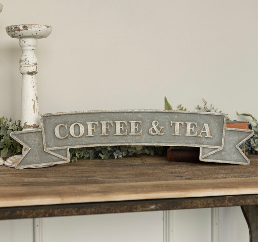 Coffee & Tea Banner Sign