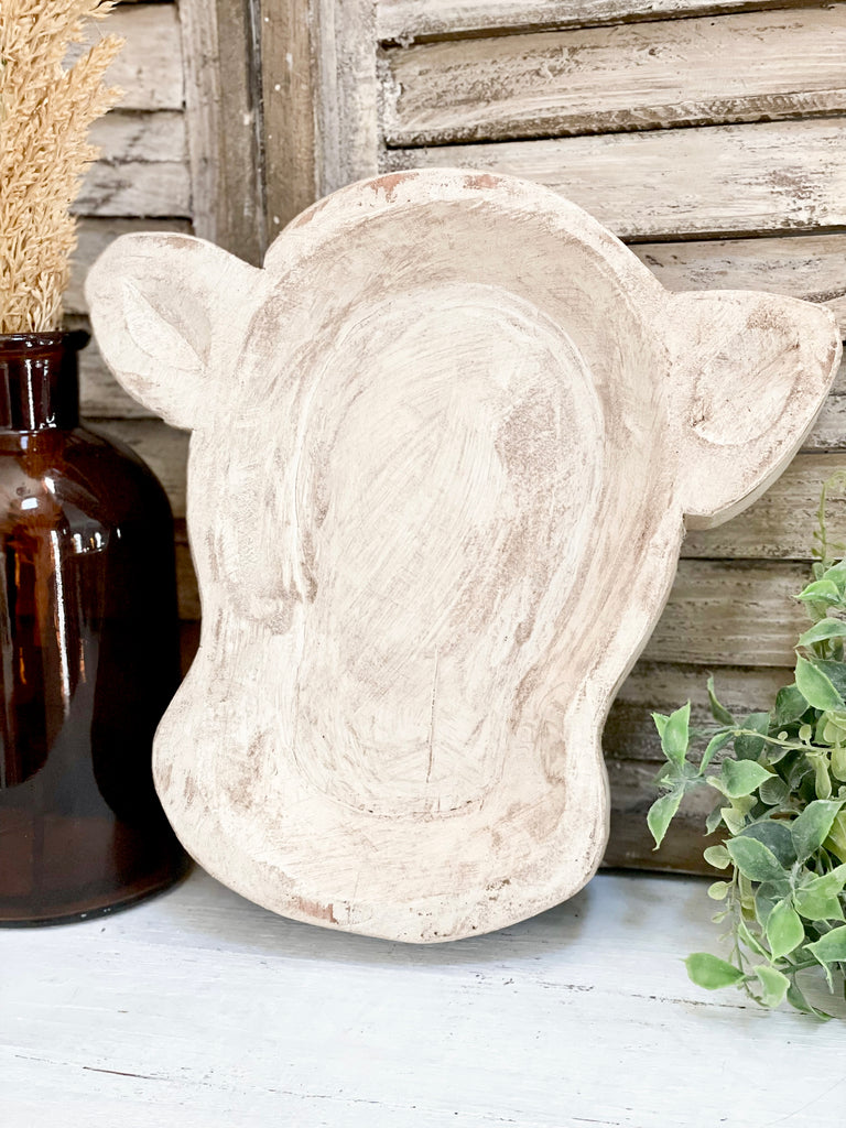 Cow head dough bowl