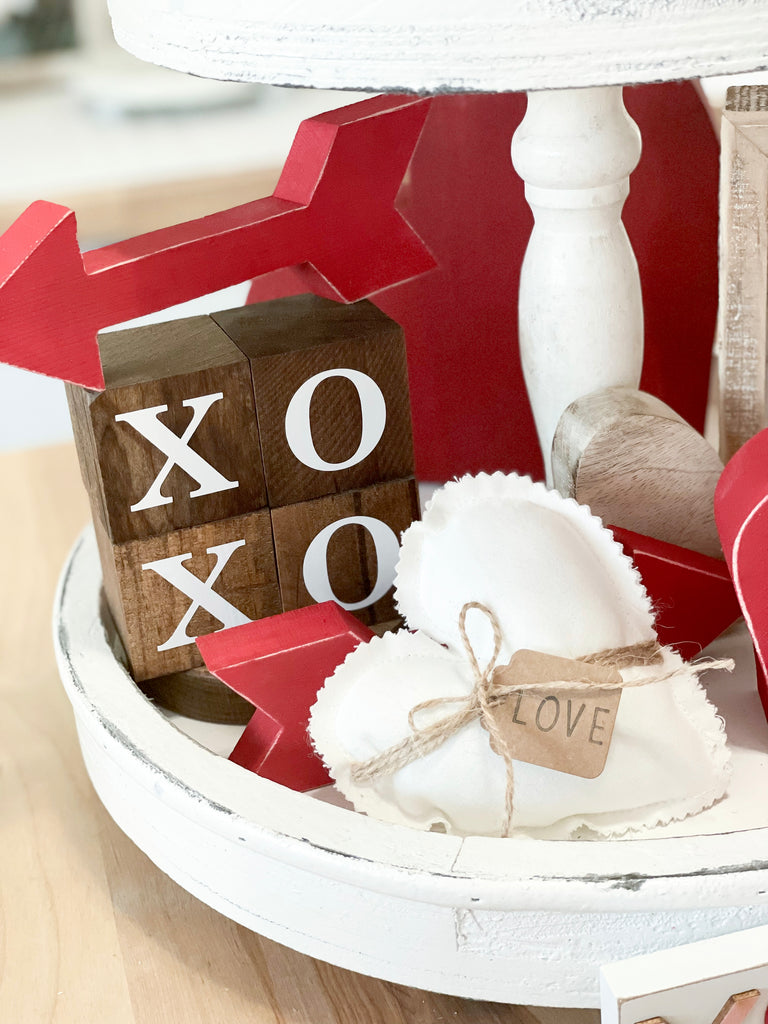 Valentine Blocks - LOVE or XOXO