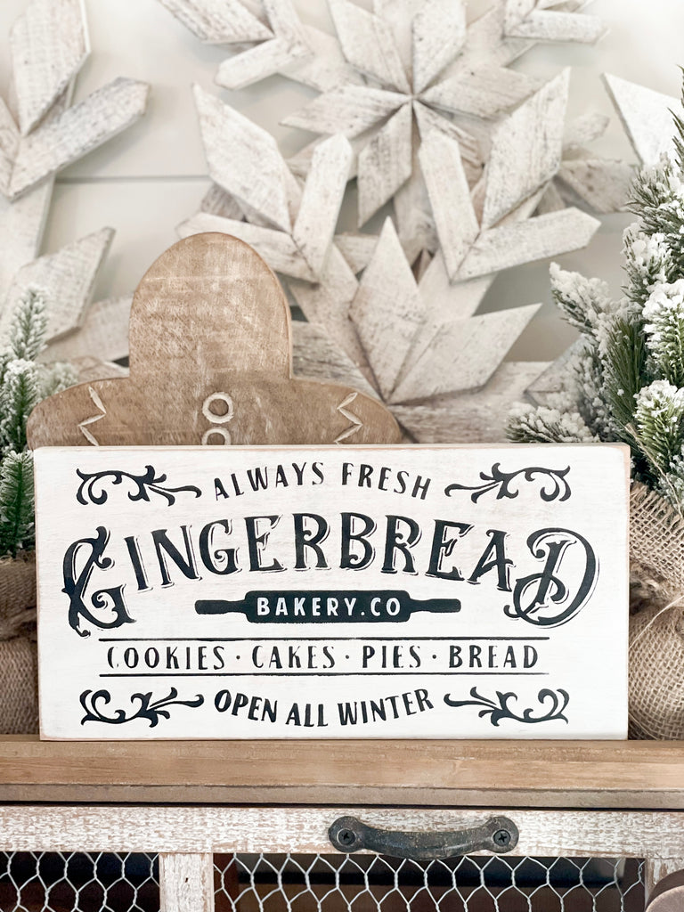 Gingerbread Bakery Sign